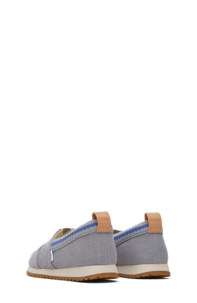 Shop Toms Kids' Areside Slip-on Shoe In Grey Grey