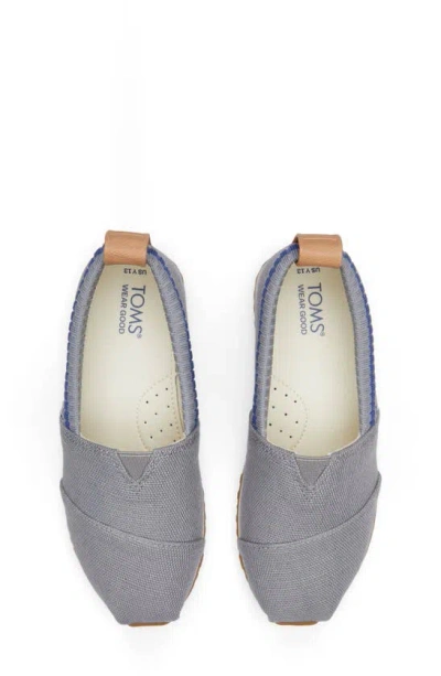 Shop Toms Kids' Areside Slip-on Shoe In Grey Grey