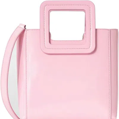 Shop Staud Women's Shirley Mini Leather Top-handle Pink Cherry Blossom Bag