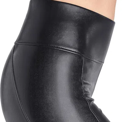 Shop Wolford Women's Edie Vegan Leather Forming Leggings Black