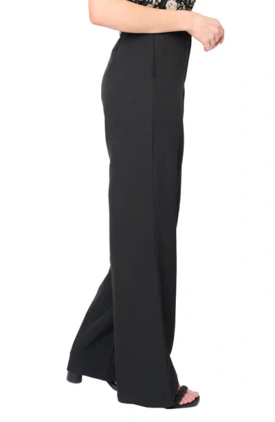 Gibsonlook Lindsey High Waist Stretch Twill Stovepipe Pants In Black