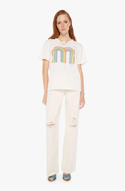 Shop Mother The Rowdy Graphic T-shirt In Double Rainbow