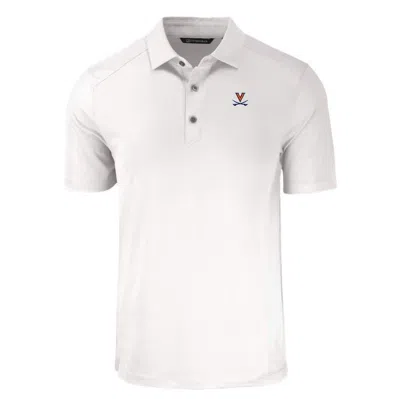 Shop Cutter & Buck White Virginia Cavaliers Forge Eco Stretch Recycled Polo