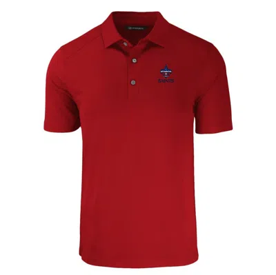 Shop Cutter & Buck Red New Orleans Saints  Americana Forge Eco Stretch Recycled Polo