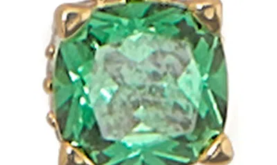 Kate Spade Little Luxuries Cubic Zirconia Pendant Necklace In Green
