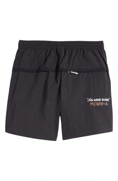 Shop Icecream Trademark Shorts In Black