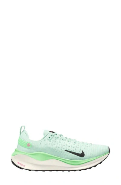 Shop Nike Infinityrn 4 Running Shoe In Barely Green/ Black/ Green
