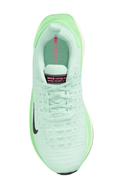 Shop Nike Infinityrn 4 Running Shoe In Barely Green/ Black/ Green