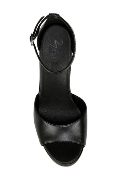 Shop 27 Edit Naturalizer Delphie Ankle Strap Platform Sandal In Black