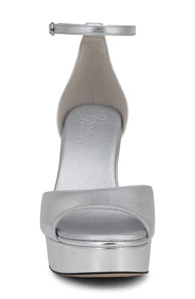 27 Edit Naturalizer Delphie Ankle Strap Platform Sandal In Silver