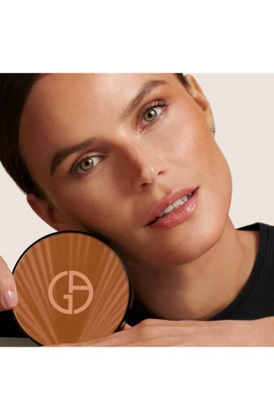 Armani Collezioni Luminous Silk Creamy Bronzing Powder In 100
