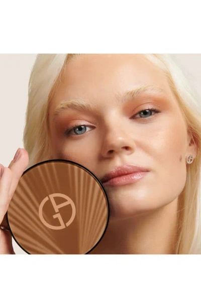 Armani Collezioni Luminous Silk Creamy Bronzing Powder In 90