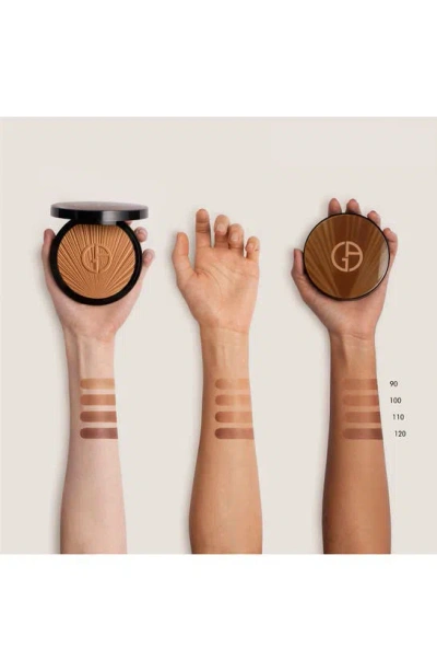 Armani Collezioni Luminous Silk Creamy Bronzing Powder In 110