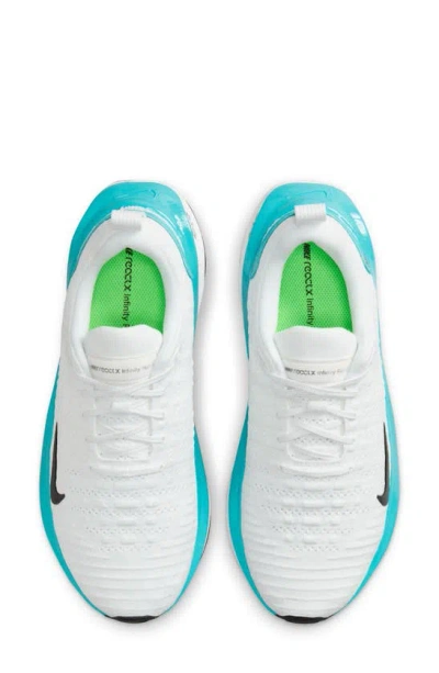 Shop Nike Infinityrn 4 Running Shoe In White/ Black/ Green