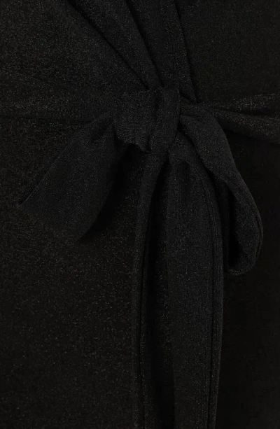 Petal And Pup Petal & Pup Nora Metallic Wide Leg Jumpsuit In Black