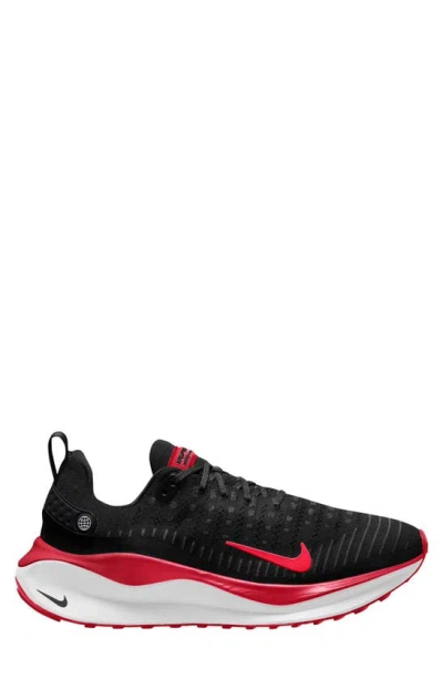 Shop Nike Infinityrn 4 Running Shoe In Black/ Fire Red/ Red/ White
