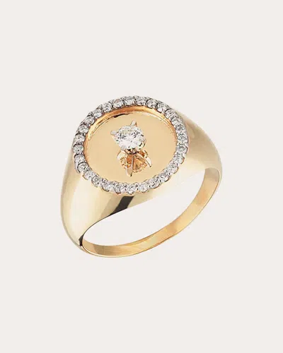 Shop Her Story Women's Precious Mom Ring In Gold