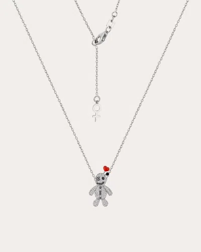 Shop Her Story Women's Mini Erzulie Voodoo Pendant Necklace In Silver
