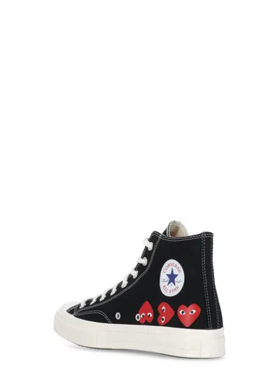 Shop Comme Des Garçons Play X Converse Comme Des Garcons Play Converse Sneakers Black In Nero