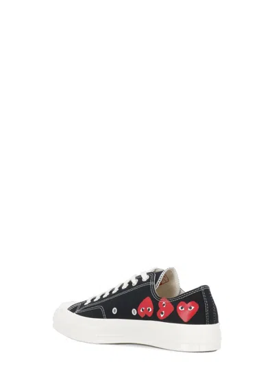 Shop Comme Des Garçons Play X Converse Comme Des Garcons Play Converse Sneakers Black In Nero