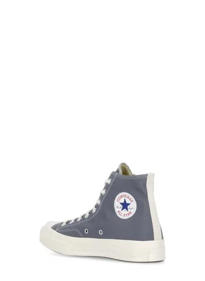Shop Comme Des Garçons Play X Converse Comme Des Garcons Play Converse Sneakers Grey In Grigio