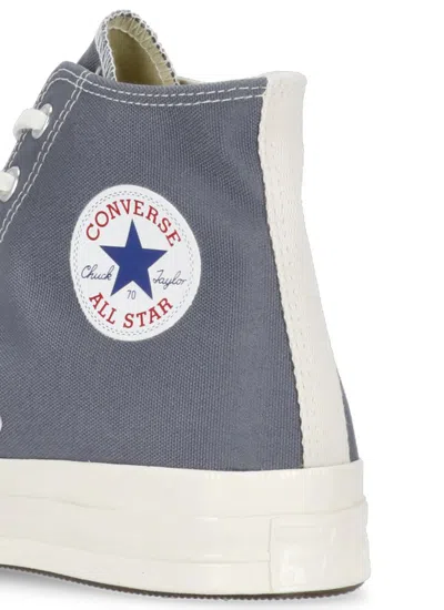 Shop Comme Des Garçons Play X Converse Comme Des Garcons Play Converse Sneakers Grey In Grigio