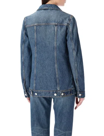 Shop Coperni Denim Jacket In Blue