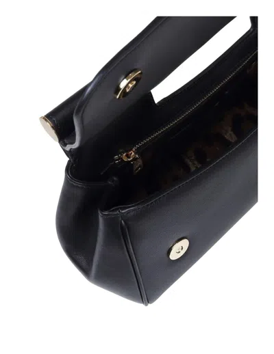 Shop Dolce & Gabbana Medium Sicily Clutch Bag In Calfskin In Black