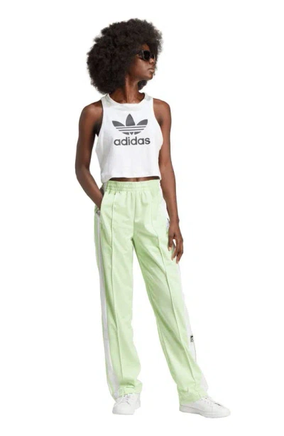 Shop Adidas Originals Adibreak Track Pants In Semi Green Spark