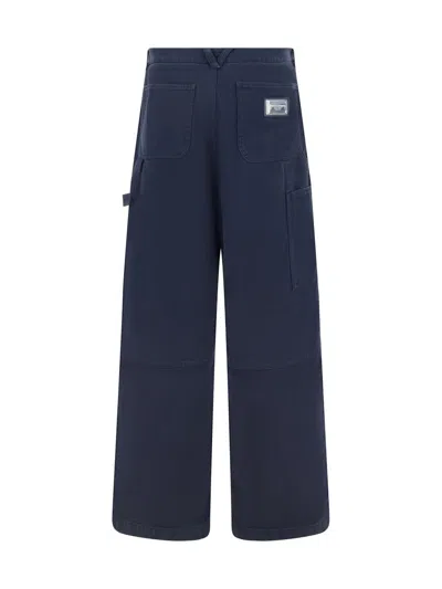 Shop Dolce & Gabbana Pants In Blu Scurissimo 1