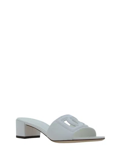 Shop Dolce & Gabbana Sandals In Bianco