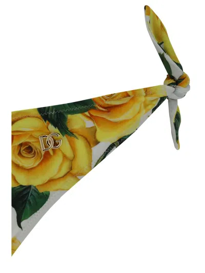 Shop Dolce & Gabbana Swimwear In Rose Gialle F.b