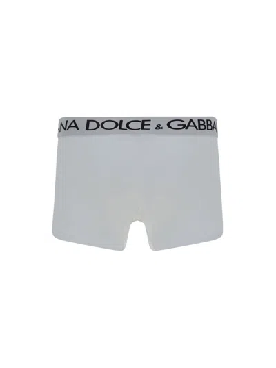 Shop Dolce & Gabbana Underwear In Bianco Ottico
