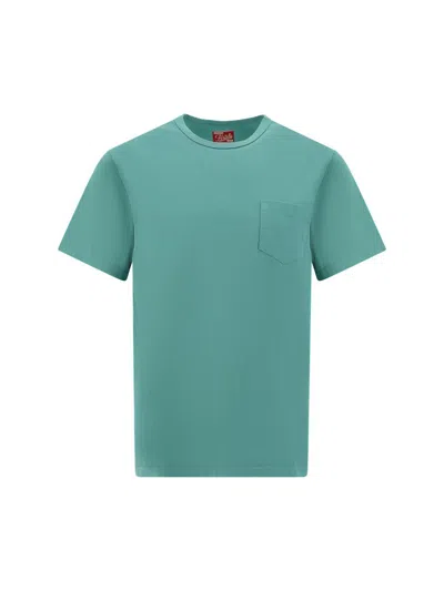 Shop Fortela T-shirts In Verde Acqua