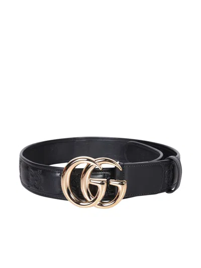 Shop Gucci Belts In Black