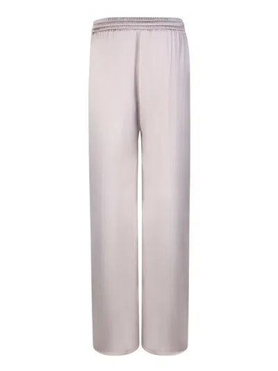 Herno Beige Satin Trousers In Beige