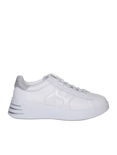 Hogan White Sneakers With Chunky Platform Sole In White