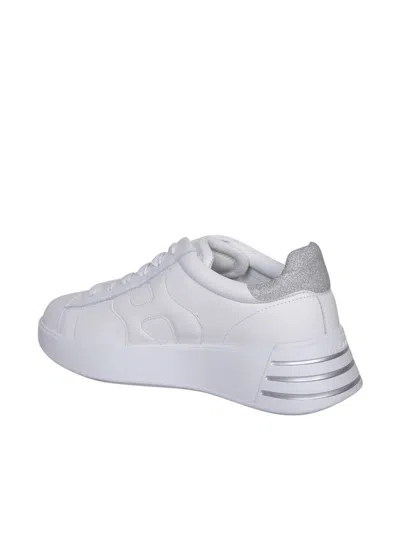 Hogan White Sneakers With Chunky Platform Sole In White