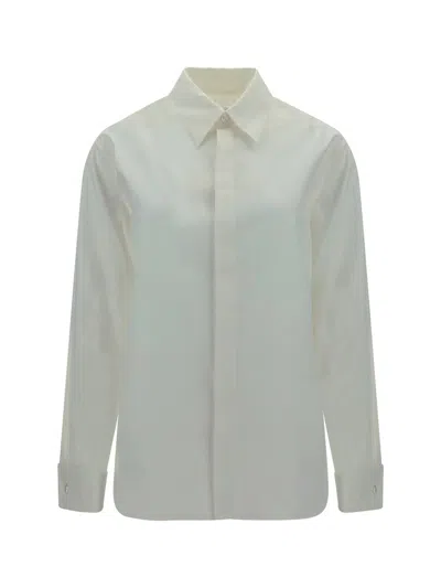 Shop Saint Laurent Shirts In Blanc