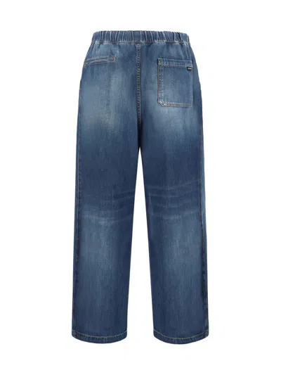 Shop Valentino Jeans In Denim Scuro