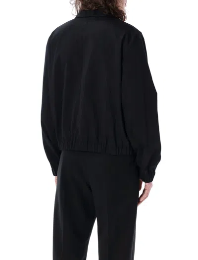 Shop Ami Alexandre Mattiussi Ami De Coeur Zipped Jacket In Black