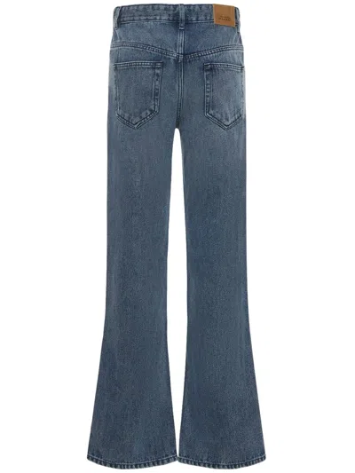 Shop Isabel Marant Belvira High-rise Bootcut Jeans In Blue