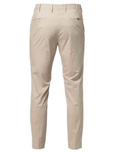 Shop Incotex Beige Cotton Trousers