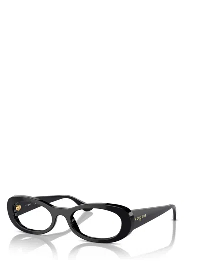 Shop Vogue Eyewear Vo5596 Black Glasses