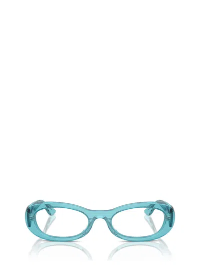 Shop Vogue Eyewear Vo5596 Transparent Torquoise Glasses