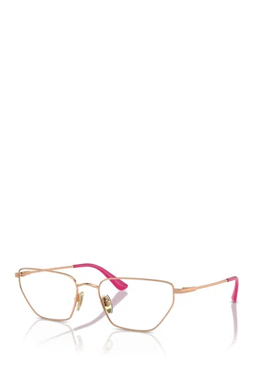 Shop Vogue Eyewear Vo4317 Rose Gold Glasses