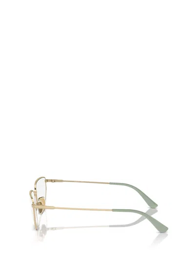 Shop Vogue Eyewear Vo4317 Pale Gold Glasses