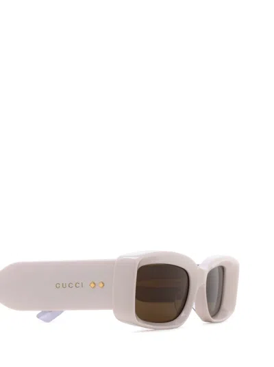 Shop Gucci Gg1528s Ivory Sunglasses