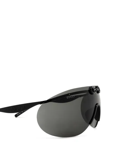 Shop Gucci Gg1656s Black Sunglasses