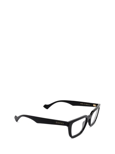 Shop Gucci Gg1539o Black Glasses